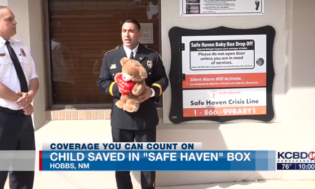 Firefighters Save Newborn Baby After Station Installs ‘Safe Haven Baby Box’