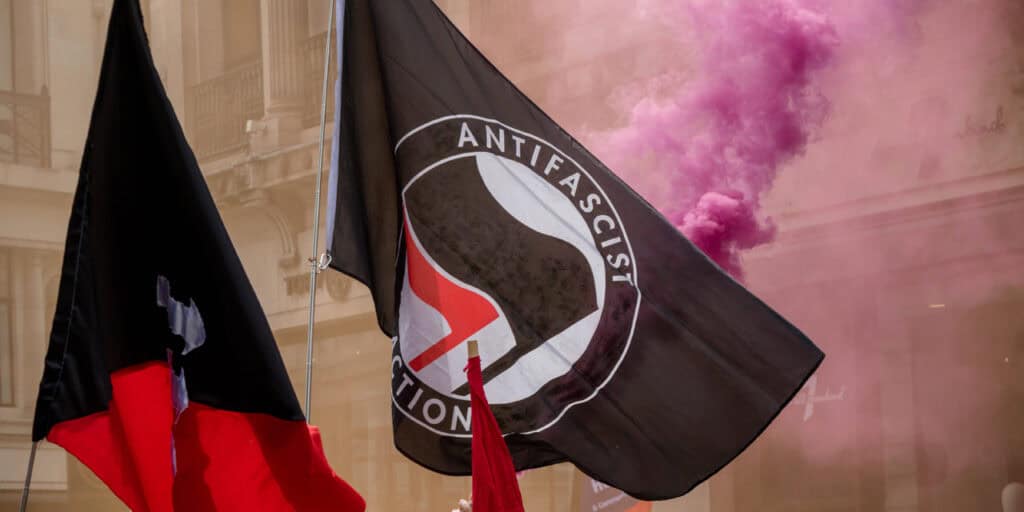 Antifa flag