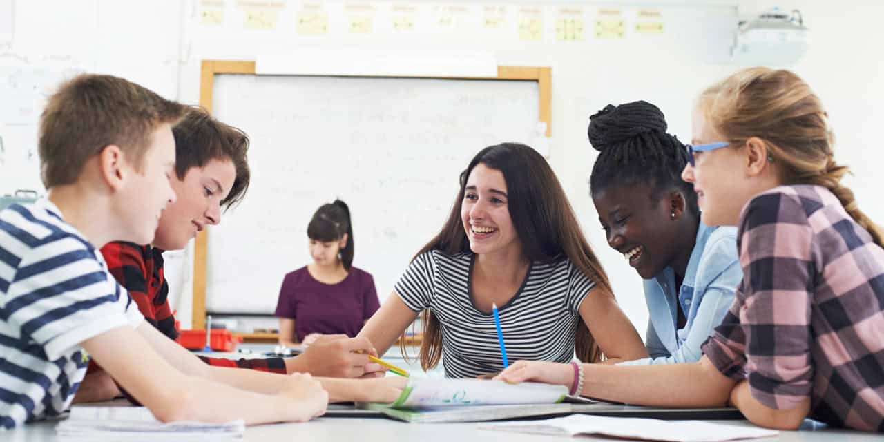 Highschool classroom