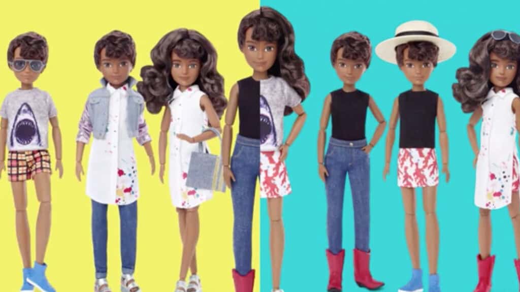 Mattel Gender Bending Dolls