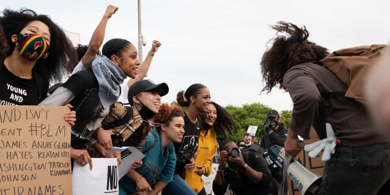 Protestors in Oregon