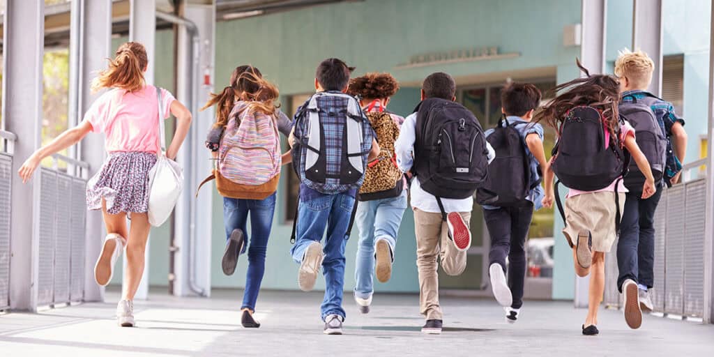 School children