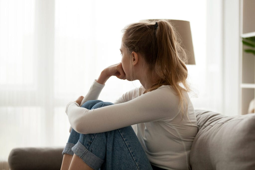 Young Woman Depressed
