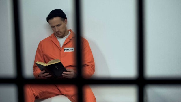 Prisoner Reading Bible