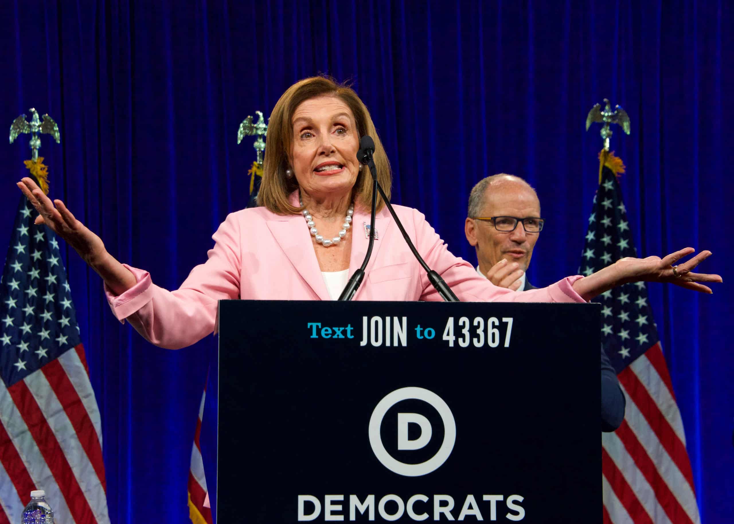 Nancy Pelosi Podium