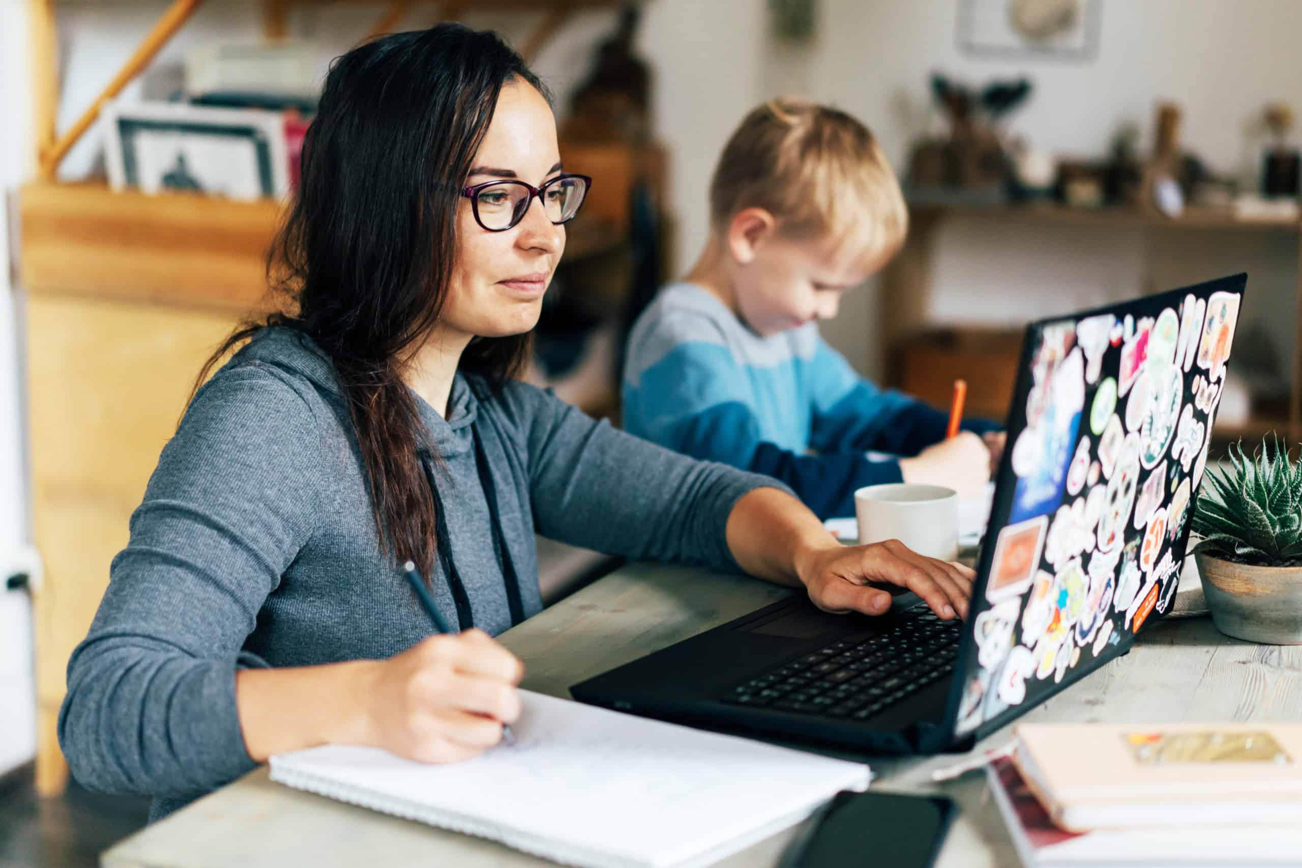 Mom Son Teach Education