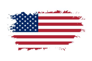 Tattered American flag