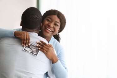 Couple Holding Ultrasound