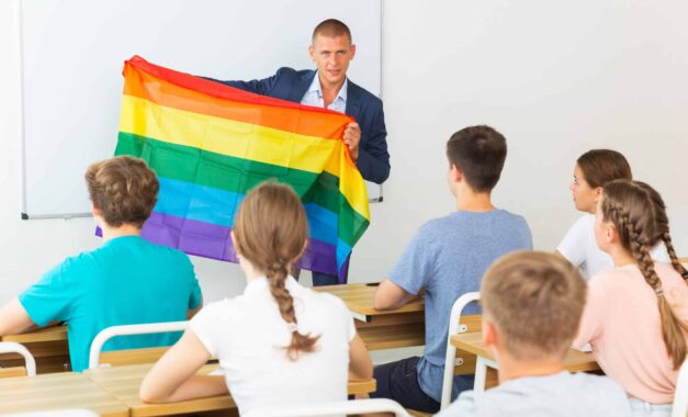 Rainbow Flag Students|