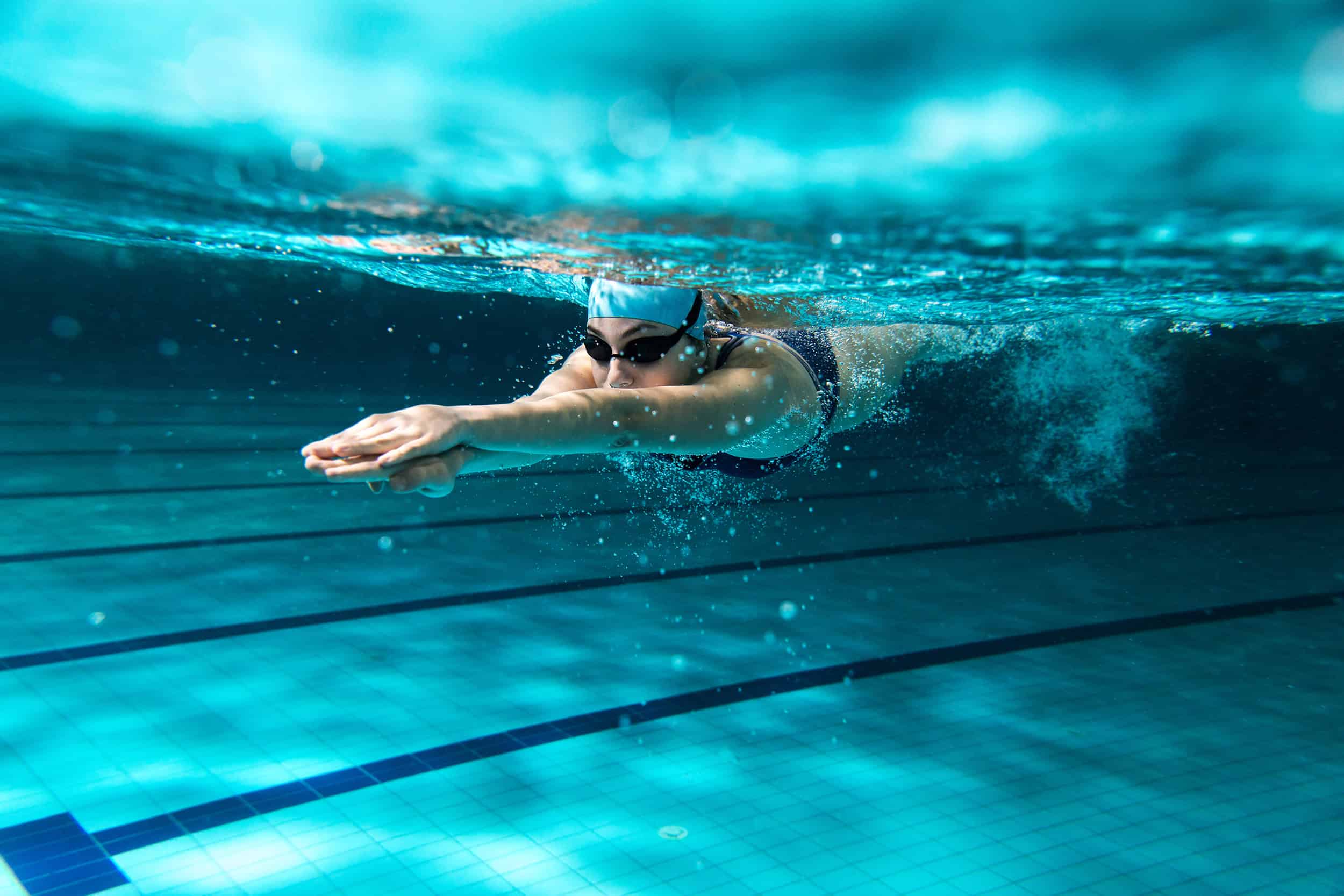 Swimmer in Pool